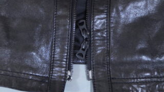 革ジャン　ファスナー交換　2026-4-9